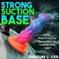 Aqua-Cock 7.5" Silicone Glow In The Dark Suction Cup Dildo By Creature Cocks