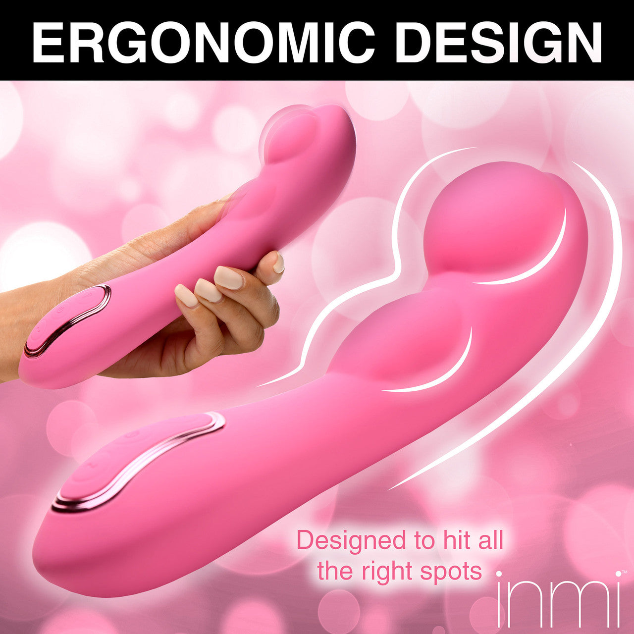 INMI Extreme-G Rechargeable Silicone Inflating G-Spot Vibrator - Pink INMI Extreme-G Rechargeable Silicone Inflating G-Spot Vibrator - Pink