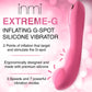 INMI Extreme-G Rechargeable Silicone Inflating G-Spot Vibrator - Pink