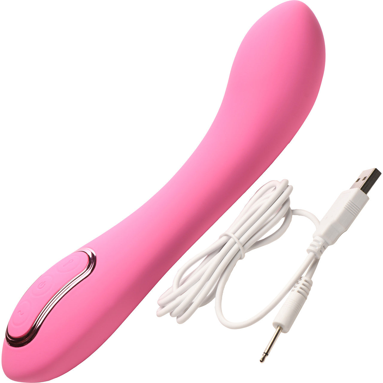 INMI Extreme-G Rechargeable Silicone Inflating G-Spot Vibrator - Pink