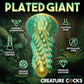 Stegosaurus Spiky Reptile 7.5" Silicone Suction Cup Dildo By Creature Cocks