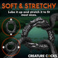 Black Caiman Silicone Cock Ring By Creature Cocks