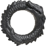 Black Caiman Silicone Cock Ring By Creature Cocks