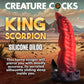 King Scorpion 9.75" Silicone Dual Stimulation Suction Cup Dildo By Creature Cocks