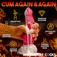 Resurrector Phoenix 9" Squirting Silicone Suction Cup Dildo By Creature Cocks