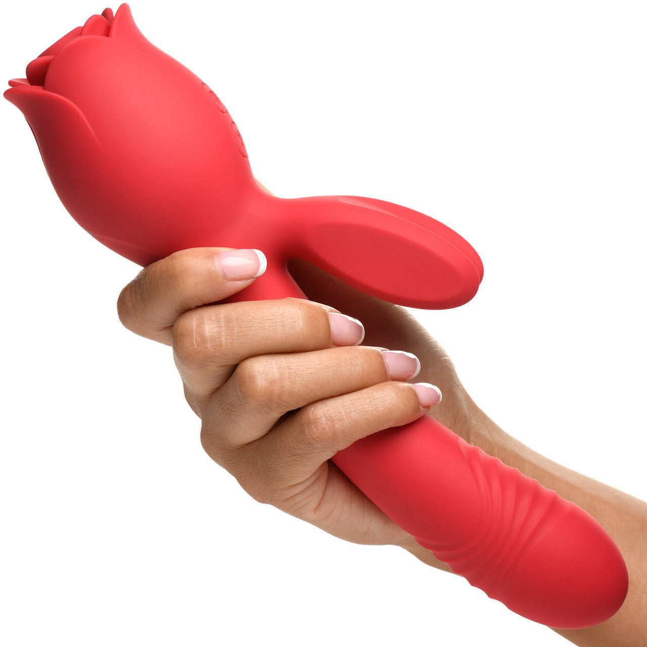 Bloomgasm Blooming Bunny Rechargeable Sucking & Thrusting Silicone Rabbit Vibrator