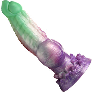 Aqua Phoenix 8.5" Silicone Suction Cup Dildo By Creature Cocks