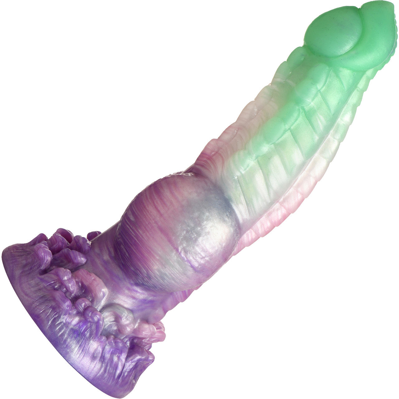 Aqua Phoenix 8.5" Silicone Suction Cup Dildo By Creature Cocks