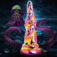 Enchantress 6.25" Rainbow Glass Dildo By Creature Cocks