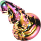 Enchantress 6.25" Rainbow Glass Dildo By Creature Cocks