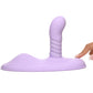 Inmi Thrust 'N' Grind Thrusting & Vibrating Silicone Rechargeable Grinder With Remote - Purple