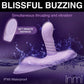 Inmi Thrust 'N' Grind Thrusting & Vibrating Silicone Rechargeable Grinder With Remote - Purple