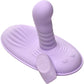 Inmi Thrust 'N' Grind Thrusting & Vibrating Silicone Rechargeable Grinder With Remote - Purple