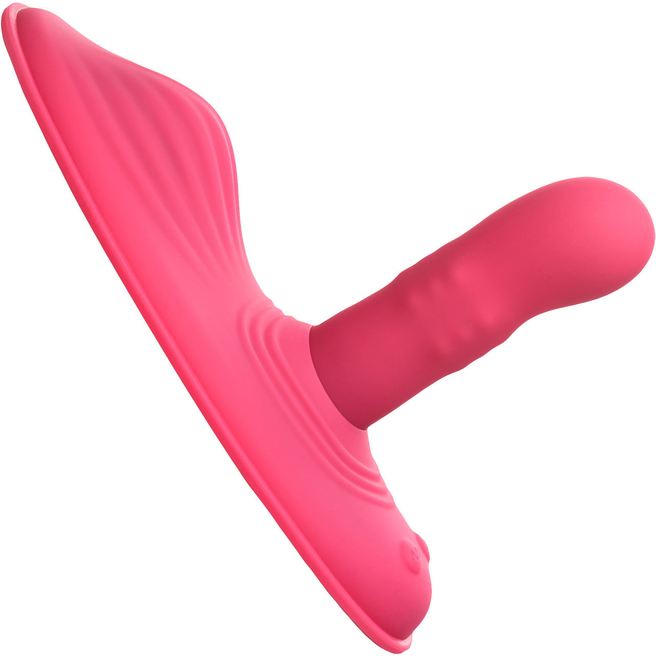 Inmi Spin 'N' Grind Rotating & Vibrating Silicone Rechargeable Grinder With Remote - Pink