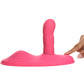 Inmi Spin 'N' Grind Rotating & Vibrating Silicone Rechargeable Grinder With Remote - Pink