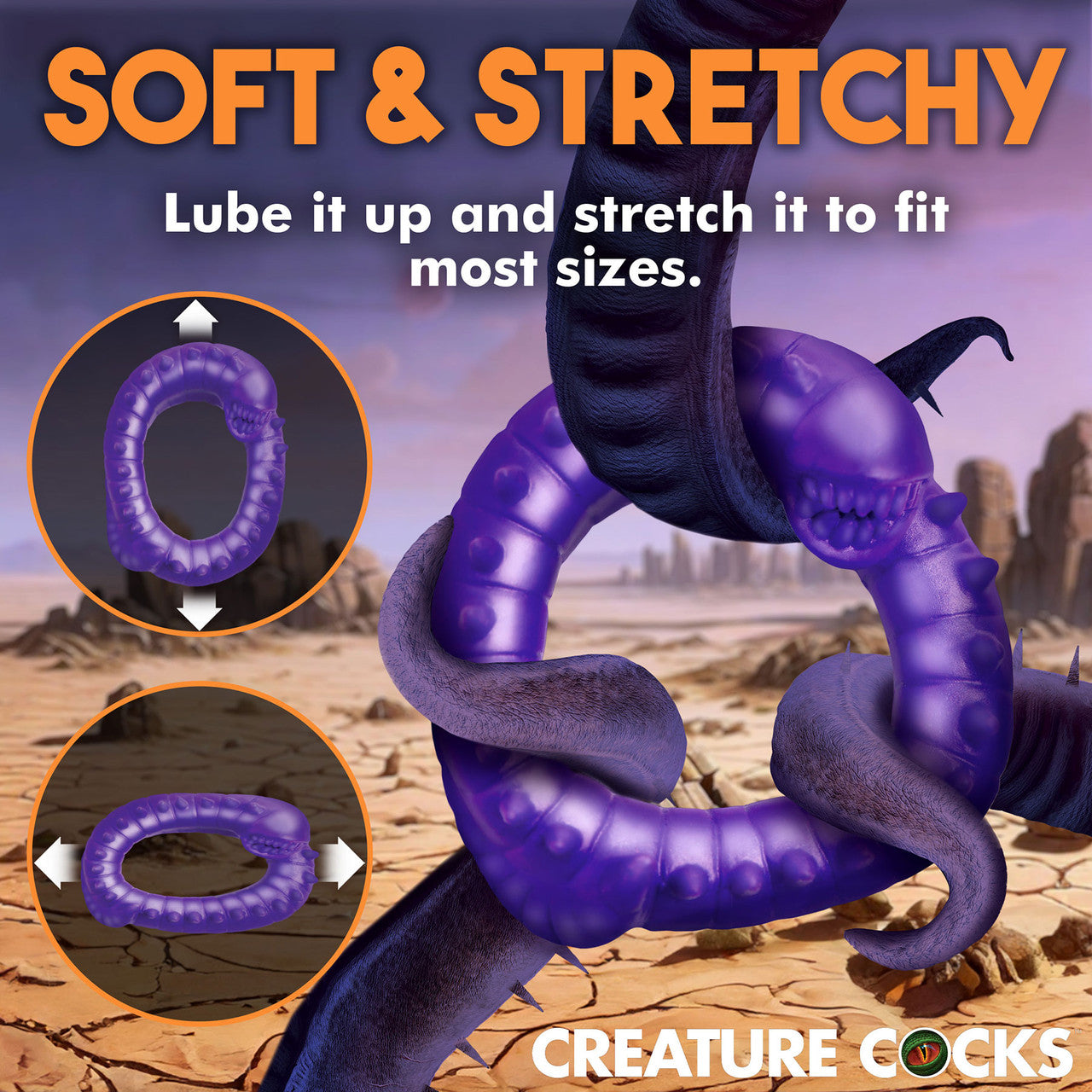 Slitherine Silicone Cock Ring By Creature Cocks