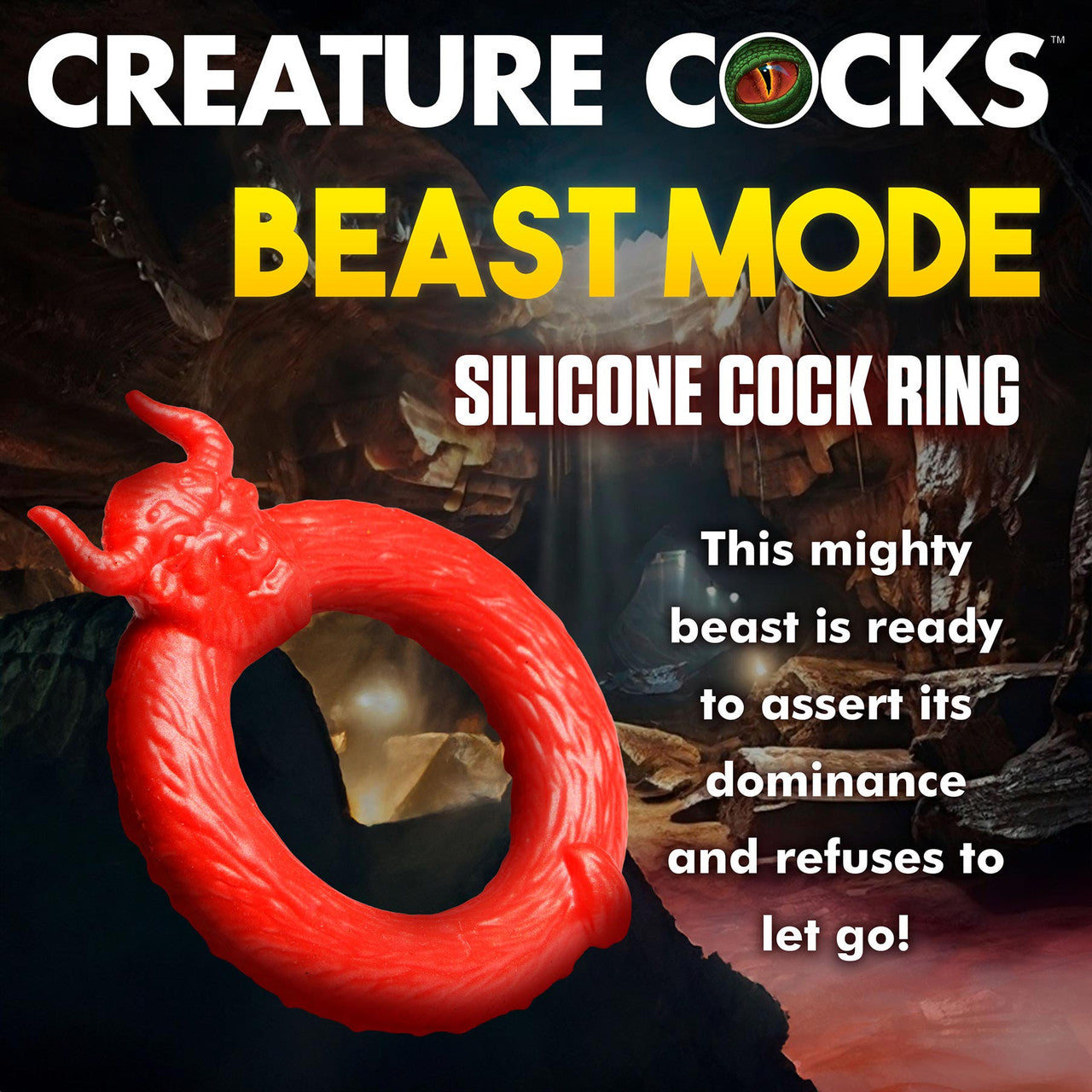 Beast Mode Silicone Cock Ring By Creature Cocks