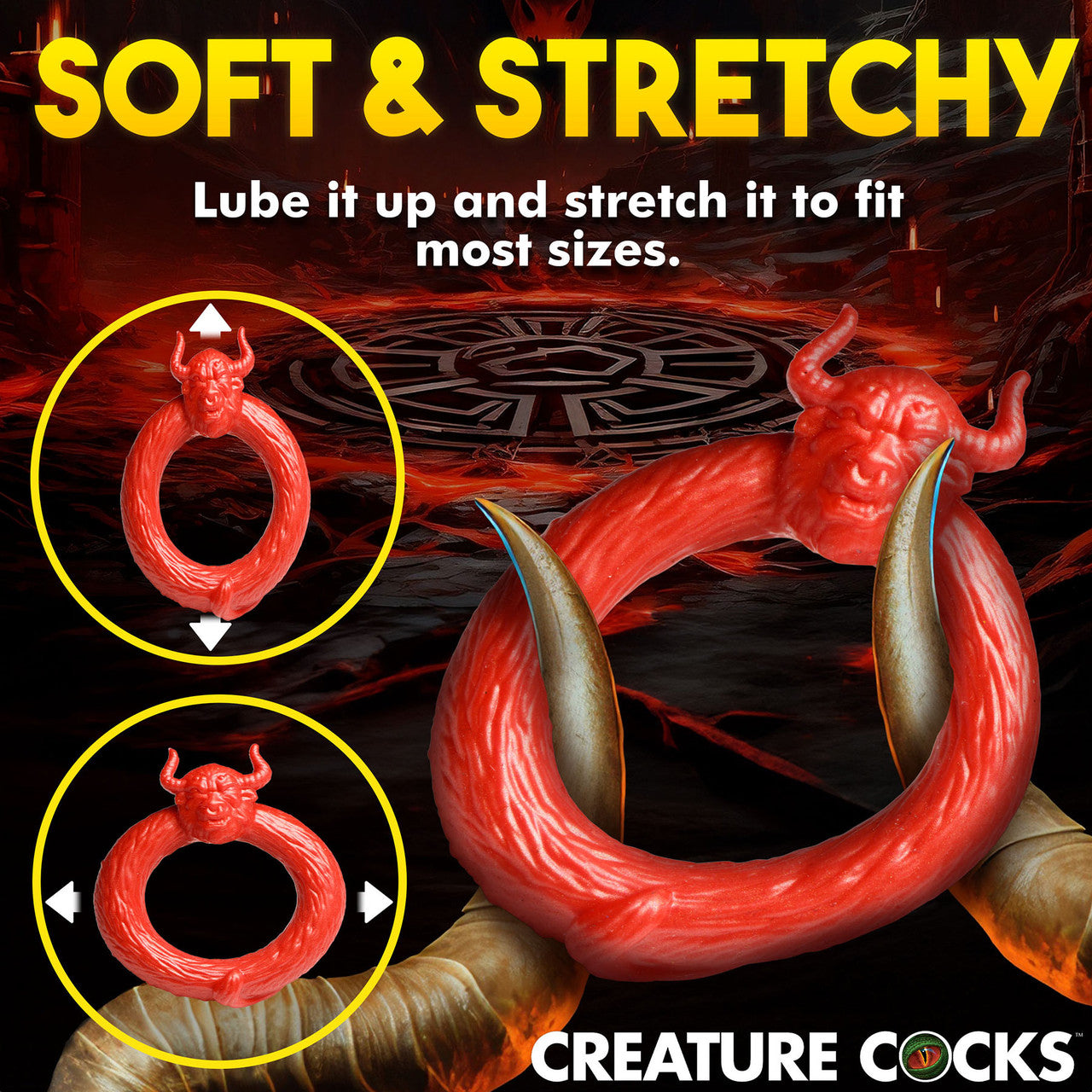 Beast Mode Silicone Cock Ring By Creature Cocks