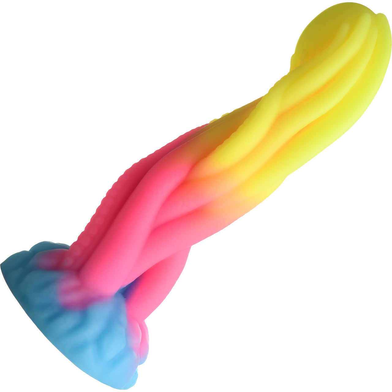 Tenta-Glow 8.5" Silicone Glow In The Dark Suction Cup Dildo By Creature Cocks