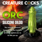 Orc 7" Silicone Dual Stimulation Suction Cup Dildo By Creature Cocks