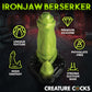 Orc 7" Silicone Dual Stimulation Suction Cup Dildo By Creature Cocks