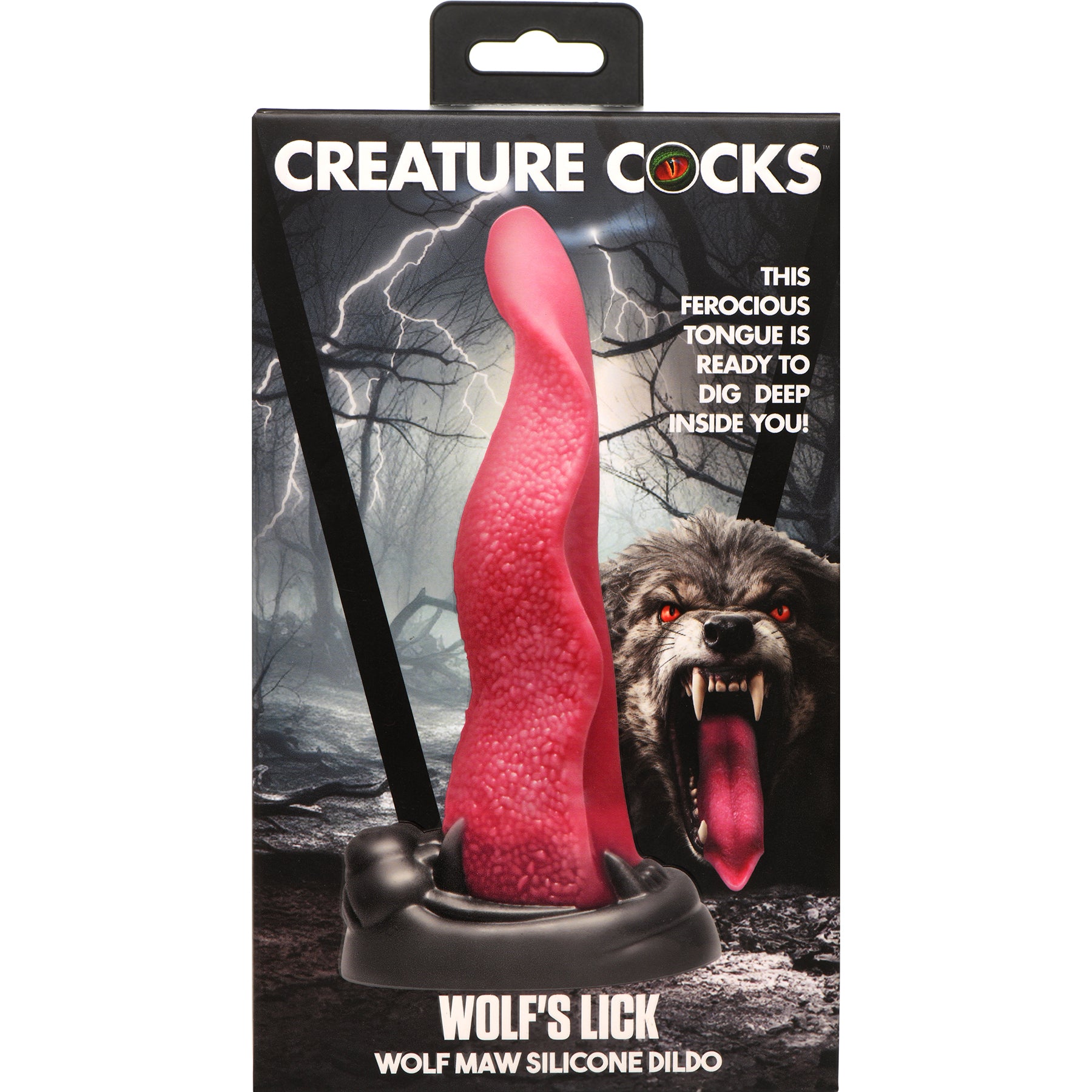 Wolf's Lick Wolf Maw Silicone Fantasy Dildo By Creature Cocks