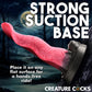 Wolf's Lick Wolf Maw 7" Silicone Fantasy Dildo By Creature Cocks