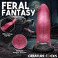 Wolf's Lick Wolf Maw 7" Silicone Fantasy Dildo By Creature Cocks