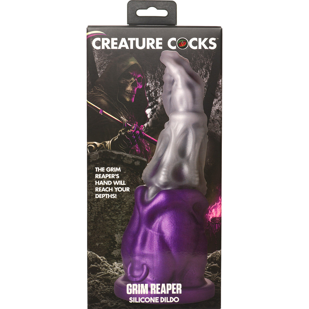 Grim Reaper 9" Silicone Suction Cup Dildo By Creature Cocks