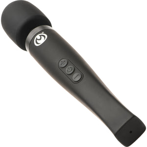 Master Series Thunderstick Pro Rechargeable Waterproof Silicone Ultra Powerful Wand Massager - Black