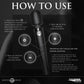 Master Series Thunderstick Pro Rechargeable Waterproof Silicone Ultra Powerful Wand Massager - Black