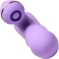 Shegasm Pro-Thrust Max Rechargeable Silicone Thrusting Warming Pulsing Rabbit Vibrator - Purple