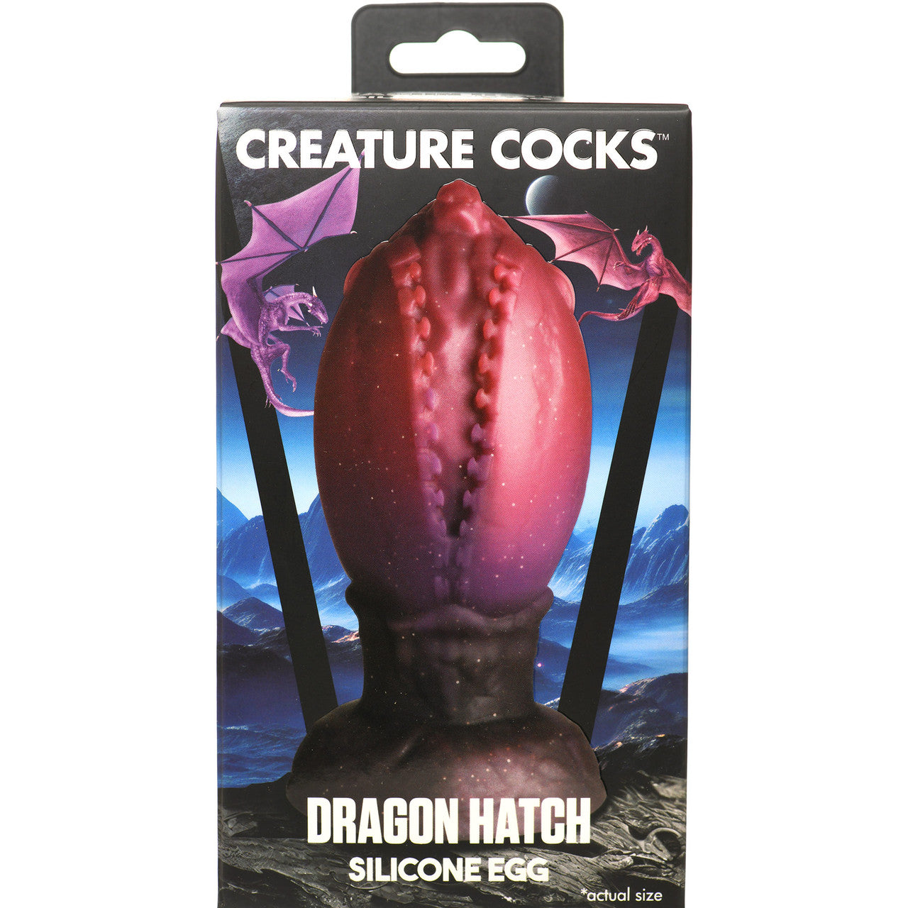 Dragon Hatch Silicone Egg 5.25" Butt Plug With Suction Cup By Creature Cocks - Large