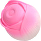 Bloomgasm Pulsing Petals Throbbing Rose Stimulator Rechargeable Clitoral Vibrator - Pink & White