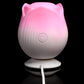 Bloomgasm Pulsing Petals Throbbing Rose Stimulator Rechargeable Clitoral Vibrator - Pink & White