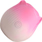 Bloomgasm Pulsing Petals Throbbing Rose Stimulator Rechargeable Clitoral Vibrator - Pink & White