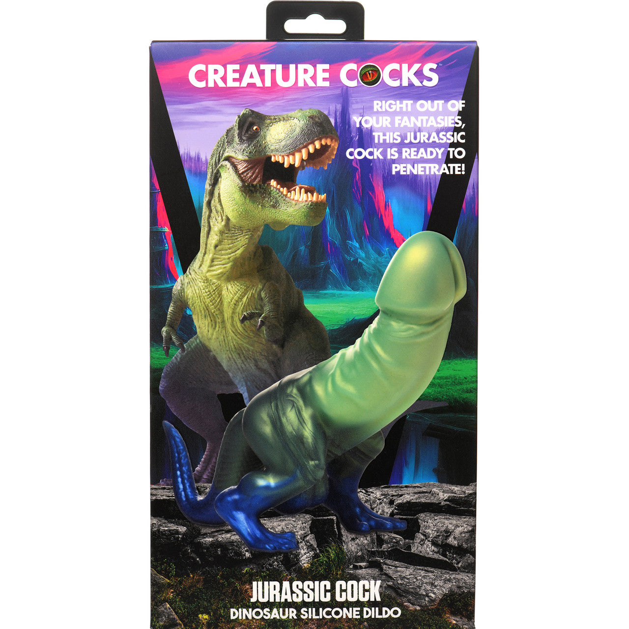 Jurassic Cock 10" Dinosaur Silicone Dildo By Creature Cocks