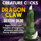 Dragon Claw 9.5" Silicone Dual Stimulation Suction Cup Dildo By Creature Cocks