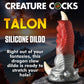 Talon 7" Silicone Dual Stimulation Suction Cup Dildo By Creature Cocks