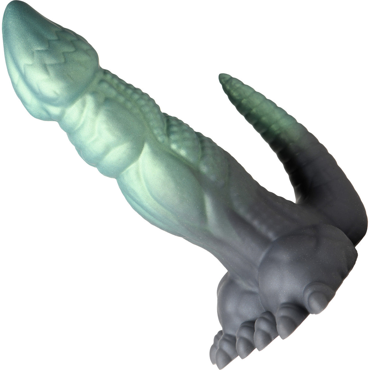 Dickosaur 7.25" Silicone Dual Stimulation Suction Cup Dildo By Creature Cocks