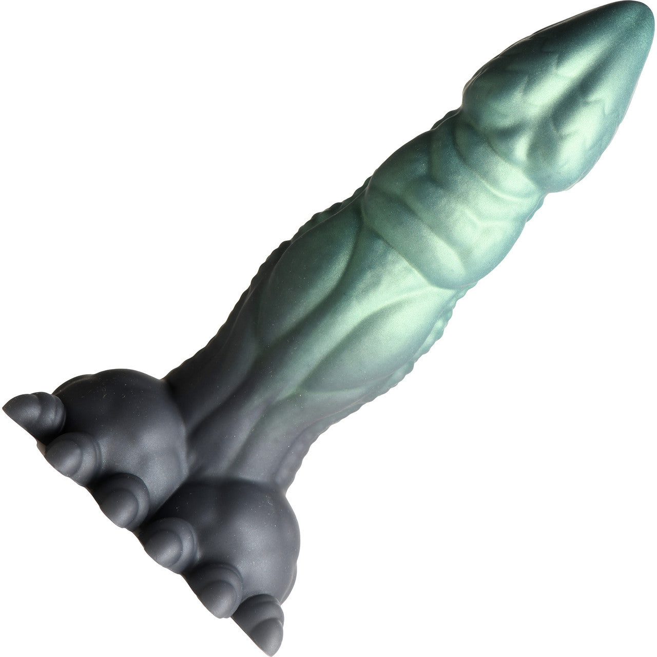 Dickosaur 7.25" Silicone Dual Stimulation Suction Cup Dildo By Creature Cocks