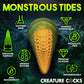 Monstropus 2.0 Tentacle 7.25" Rechargeable Vibrating Silicone Suction Cup Dildo By Creature Cocks