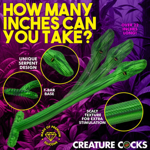 Slither 21" Silicone Dildo By Creature Cocks