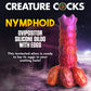 Nymphoid 6.5" Silicone Ovipositor Dildo With Eggs By Creature Cocks