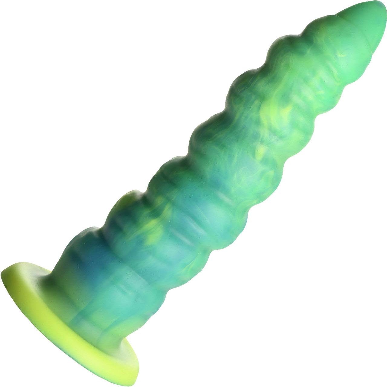 Squirmer Rechargeable Thrusting & Vibrating Silicone Suction Cup Dildo With Remote By Creature Cocks