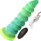 Squirmer Rechargeable Thrusting & Vibrating Silicone Suction Cup Dildo With Remote By Creature Cocks