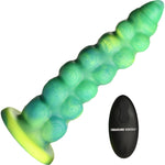 Squirmer Rechargeable Thrusting & Vibrating Silicone Suction Cup Dildo With Remote By Creature Cocks