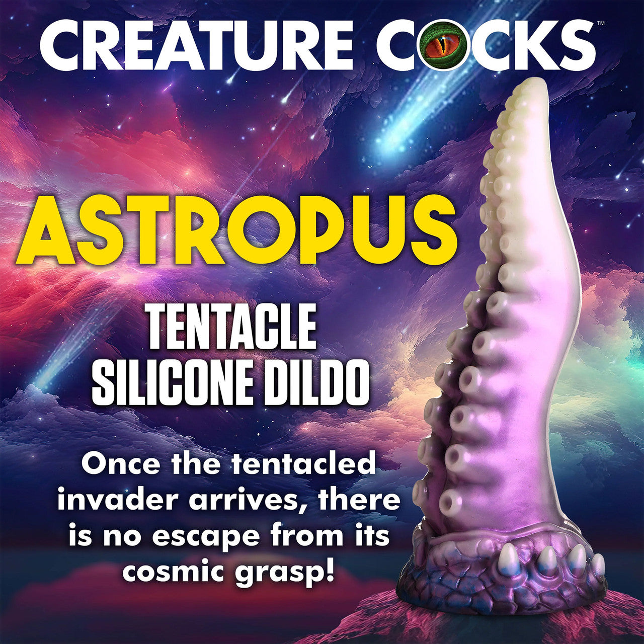 Astropus Tentacle 8.75" Silicone Suction Cup Dildo By Creature Cocks