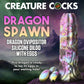 Dragon Spawn 7.25" Silicone Ovipositor Dildo With Eggs By Creature Cocks