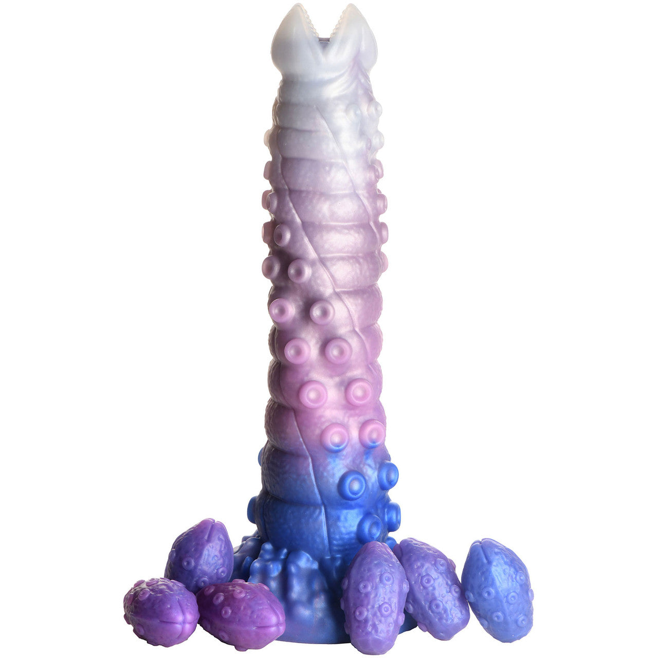 Tenta-Queen 11.5" Silicone Ovipositor Dildo With Eggs By Creature Cocks